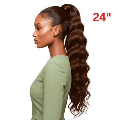 Dream Hair El Ponytail Wavy Human Hair 22" &amp; 24" - gtworld.de