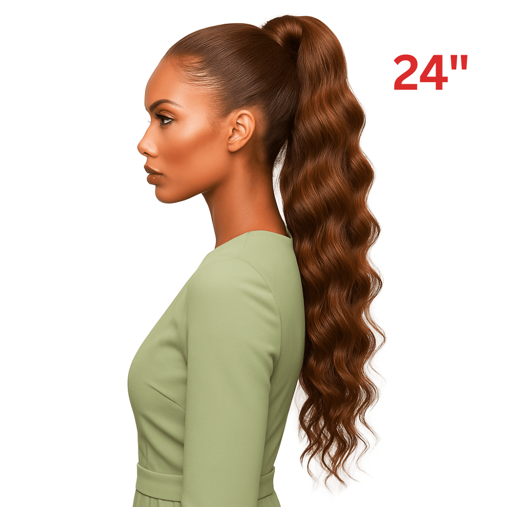 Dream Hair El Ponytail Wavy Human Hair 22" &amp; 24" - gtworld.de