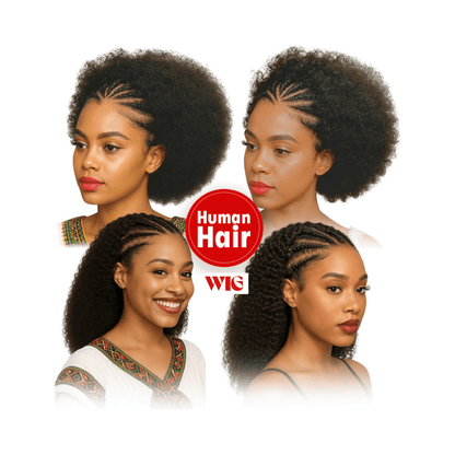 Dream Hair Human Hair 13x4 Braid Wig Natural Color - gtworld.de