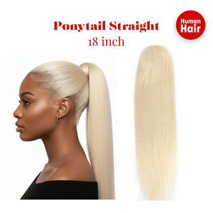 Dream Hair Human Hair Ponytail Straight 18&quot; - gtworld.de