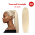 Dream Hair Human Hair Ponytail Straight 18" - gtworld.de