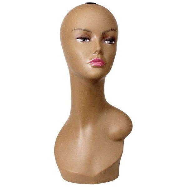 Mannequin/deco head, wig head/PQ6, brown