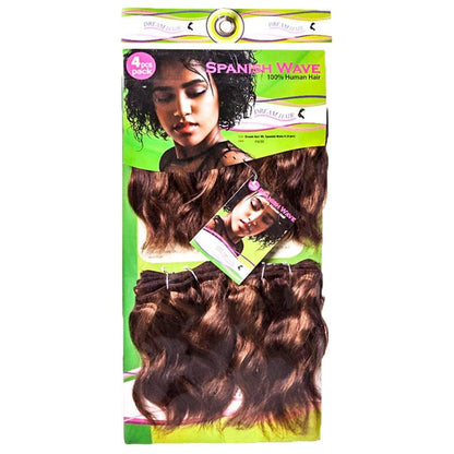 Dream Hair ML Spanische Welle 8 &quot;Echthaar (4 Stücke/Pack) - Gtworld.de