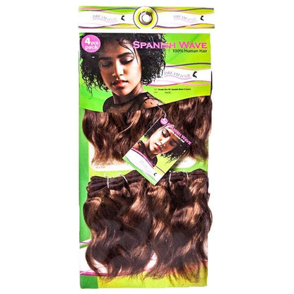 Dream Hair ML Spanische Welle 8 &quot;Echthaar (4 Stücke/Pack) - Gtworld.de