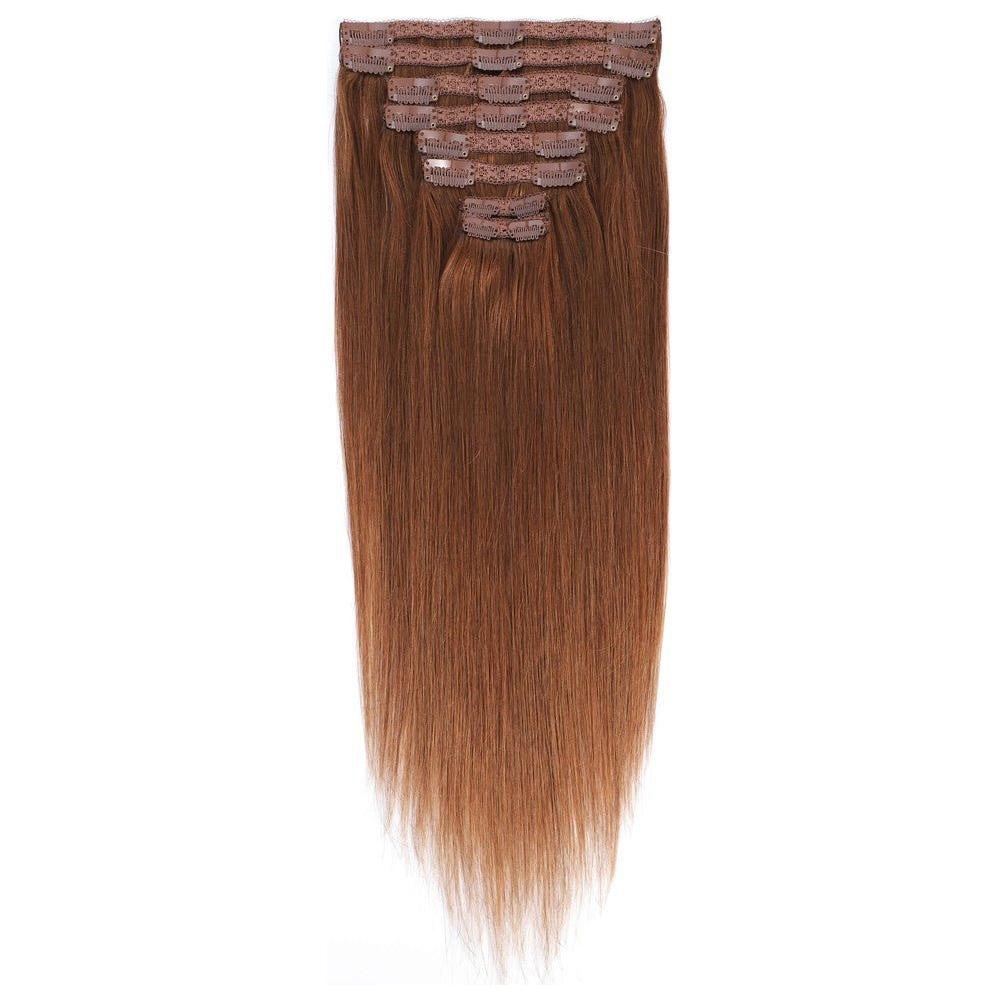 Dream Hair Natural Brazilian Hair Top Single Weft 8 Pcs Straight 18&