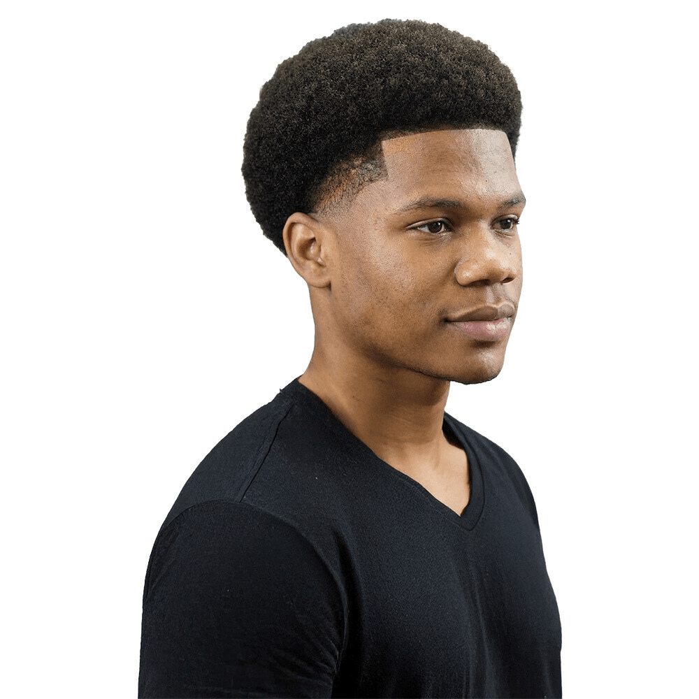 Dream Hair Natural Human Afro Men lace wig 6mm - gtworld.de