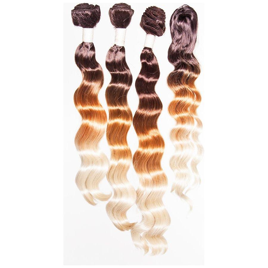 Dream Hair Ombre Kunsthaar Tressen 4Pcs - Gtworld.de