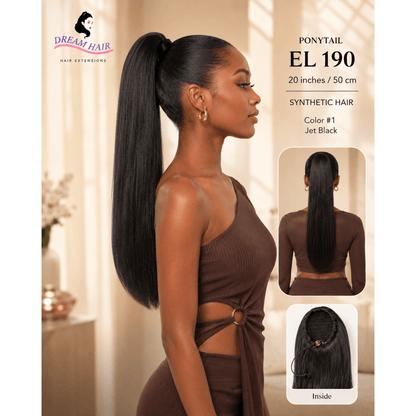 Dream Hair ponytail EL 190 20"/50cm Synthetic Hair - gtworld.de