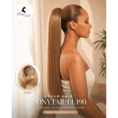Dream Hair ponytail EL 190 20"/50cm Synthetic Hair - gtworld.de