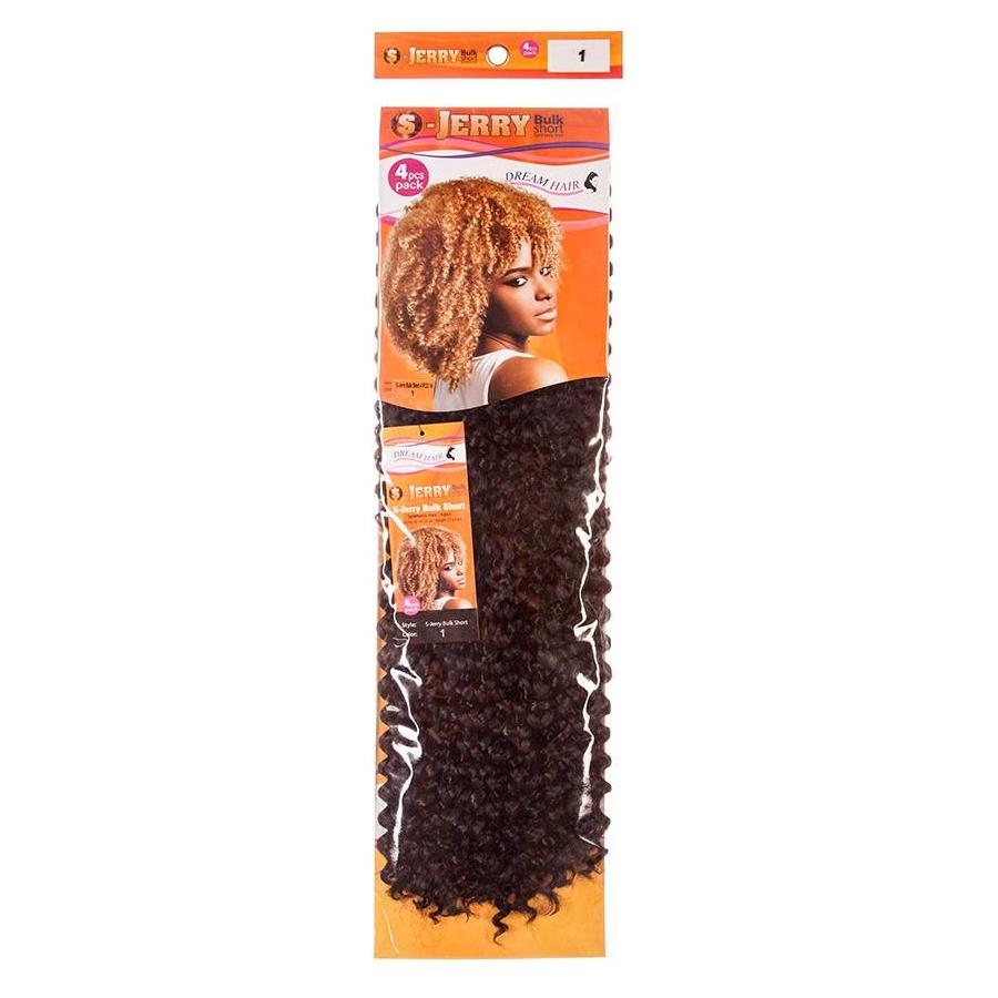 Dream Hair S - Jerry Bulk Short Synthetic Hair 4 Pcs Pack - Gtworld.de