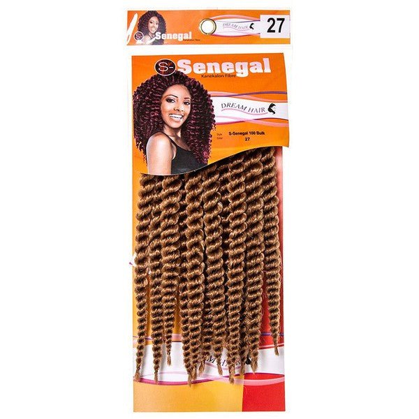 Dream Hair S - Senegal 100 Bulk Length 10&quot;/25cm Synthetic Hair - Gtworld.de