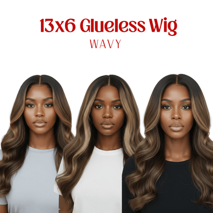 Dream Hair Wavy 13x6 Glueless Wig 18&quot; - gtworld.de