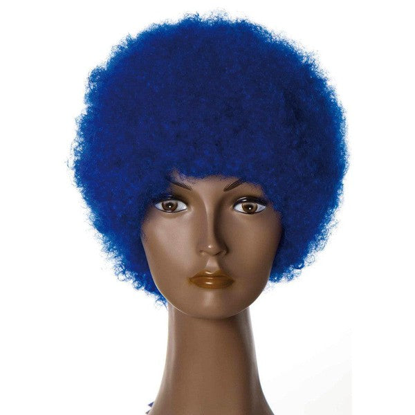 Wig Afro Big Blue