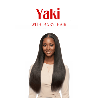 Dream Hair Yaki with Baby Hair 18" (natural color) - gtworld.de