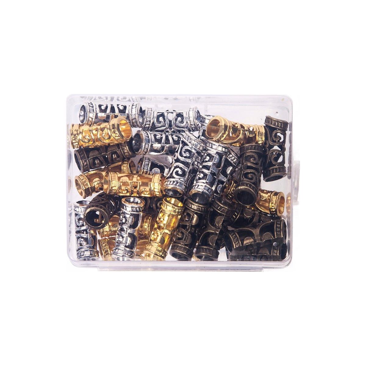 Dreamfix 32Pcs African Hair Beads 4 Style - gtworld.de