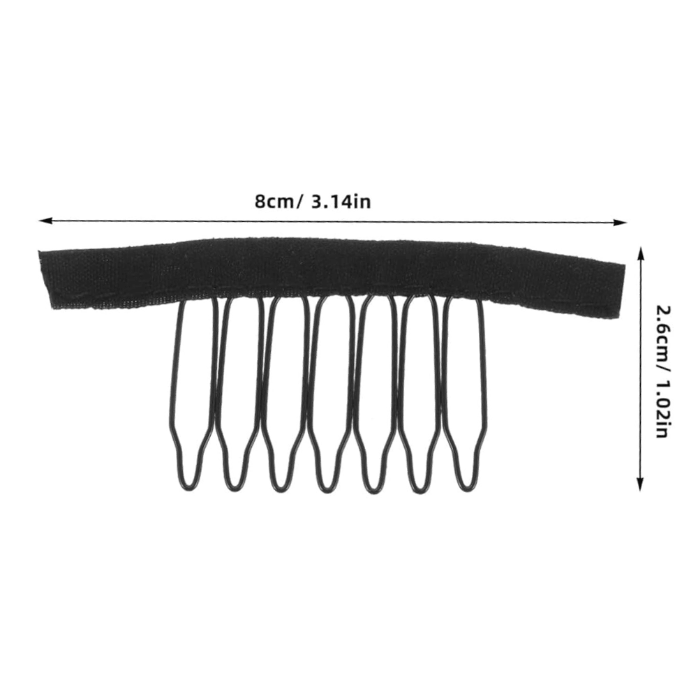 Dreamfix 6 - teeth Wig Clips Black (12 pcs) - gtworld.de