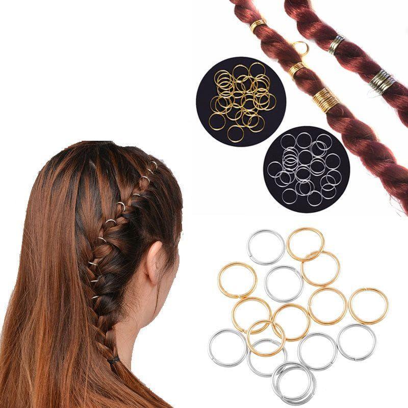 Dreamfix African Women Spring Twist Hair Rings 60 pcs - Gtworld.de