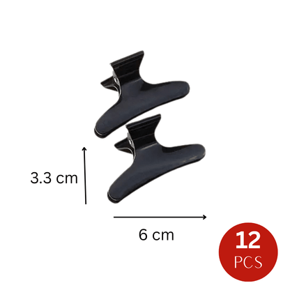Dreamfix Butterfly Hair Clip Black (12 pcs) - gtworld.de