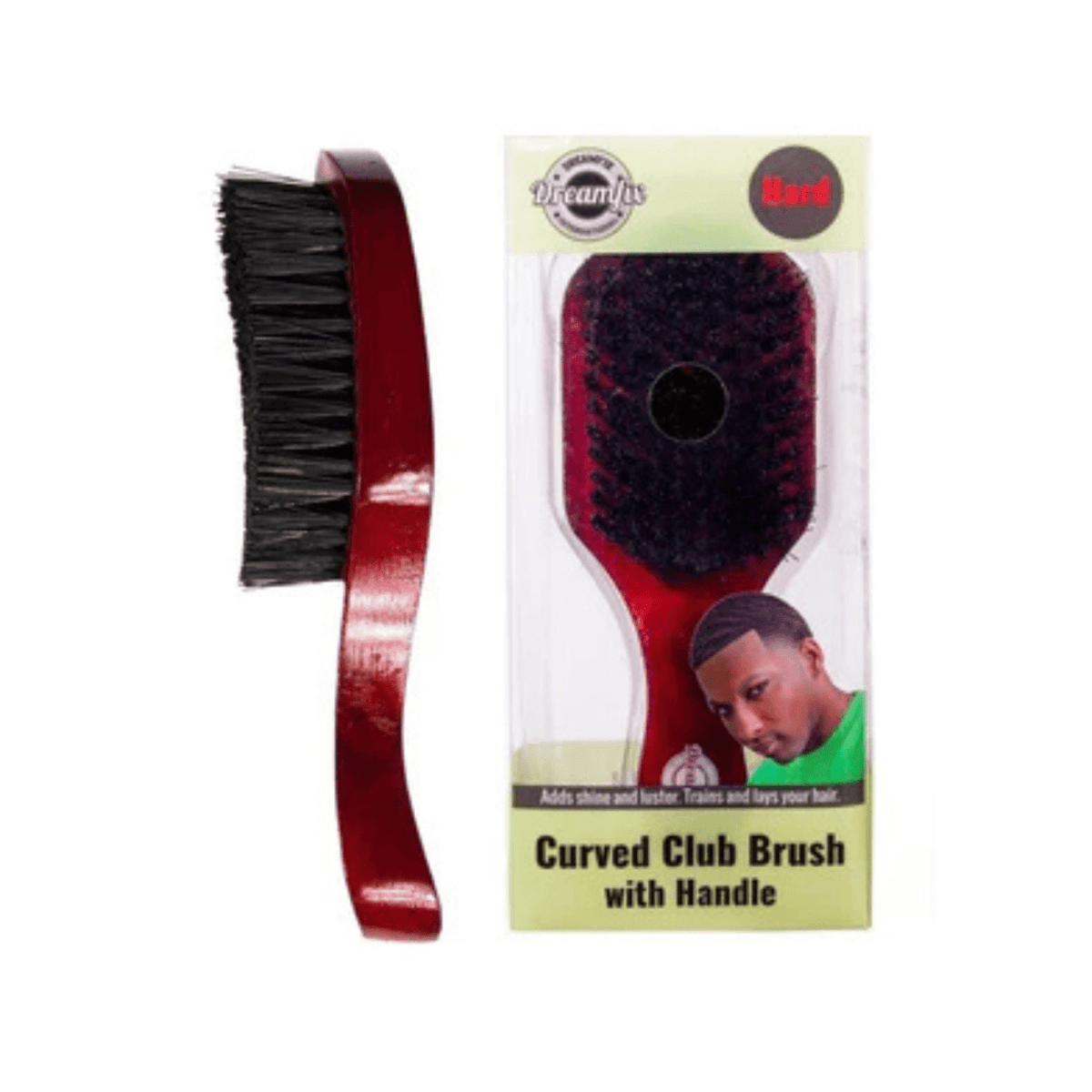 Dreamfix Curved Club Brush with Handle Soft /Hard - gtworld.de