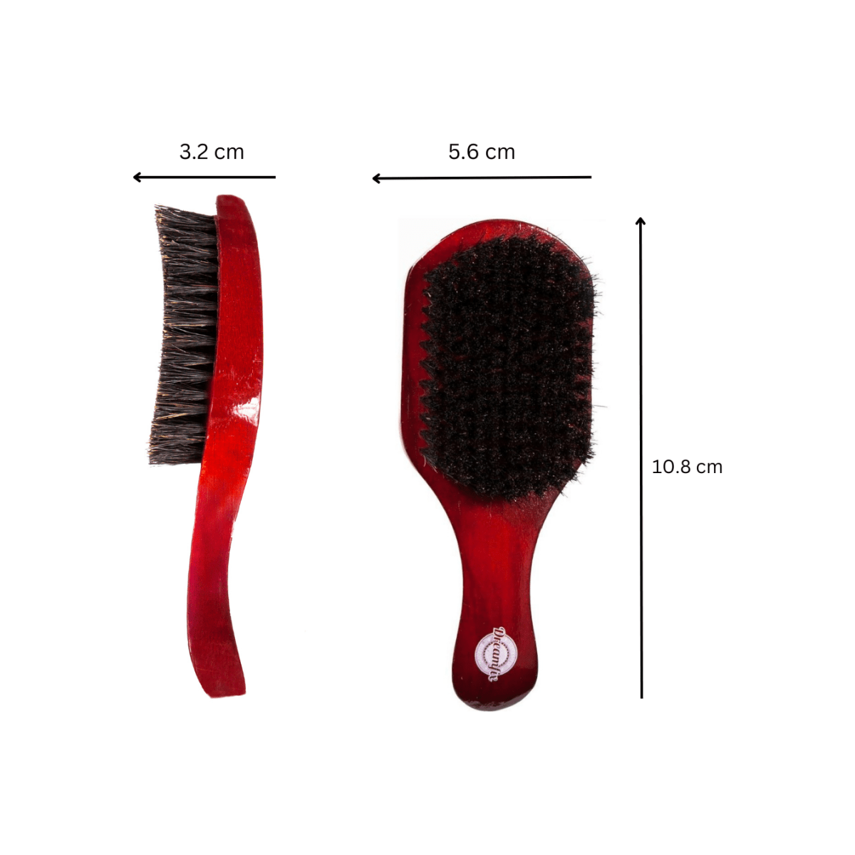 Dreamfix Curved Club Brush with Handle Soft /Hard - gtworld.de