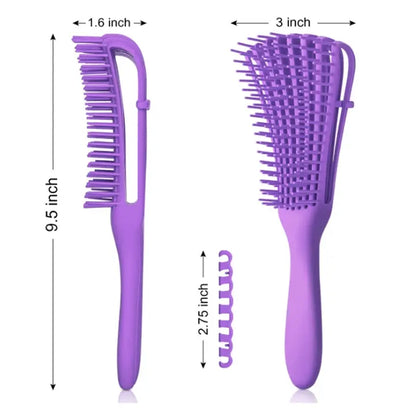 Dreamfix Detangler Hair Brush without/With Rubber Assorted - gtworld.de