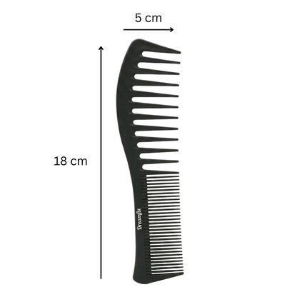 Dreamfix Double tooth Comb Black (Small &amp; Large) - gtworld.de