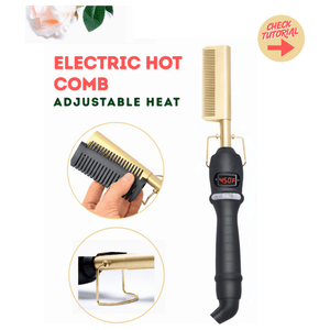 Dreamfix Electric Ceramic Hot Comb – Adjustable Heat