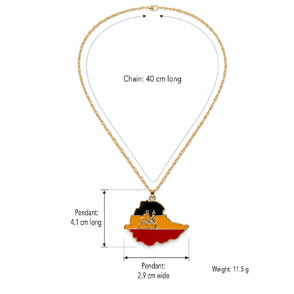 Dreamfix Ethiopia Pendant with Lion Emblem - gtworld.de