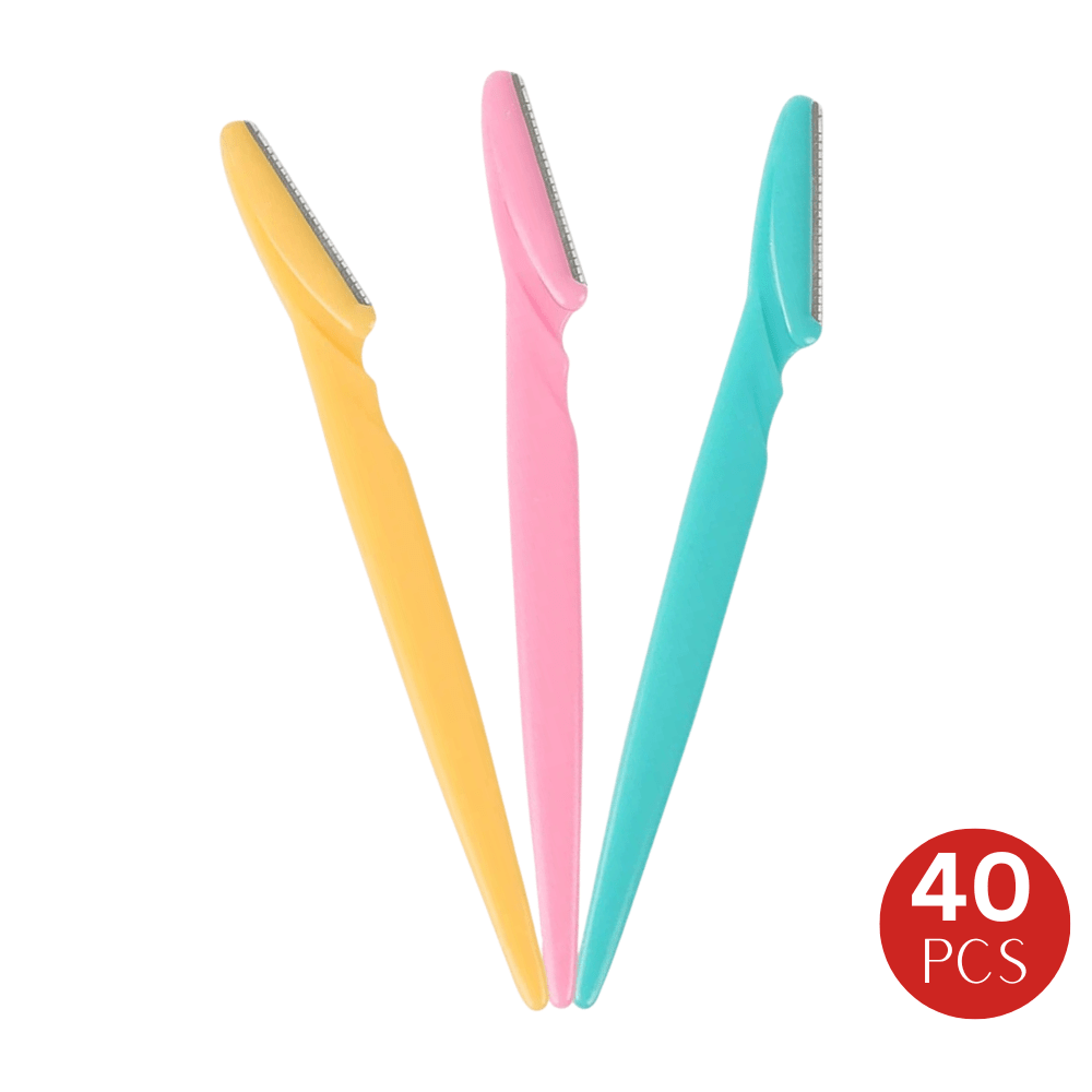 Dreamfix Eyebrow Razor Jar Pink/Blue/Yellow (40 pcs) - gtworld.de