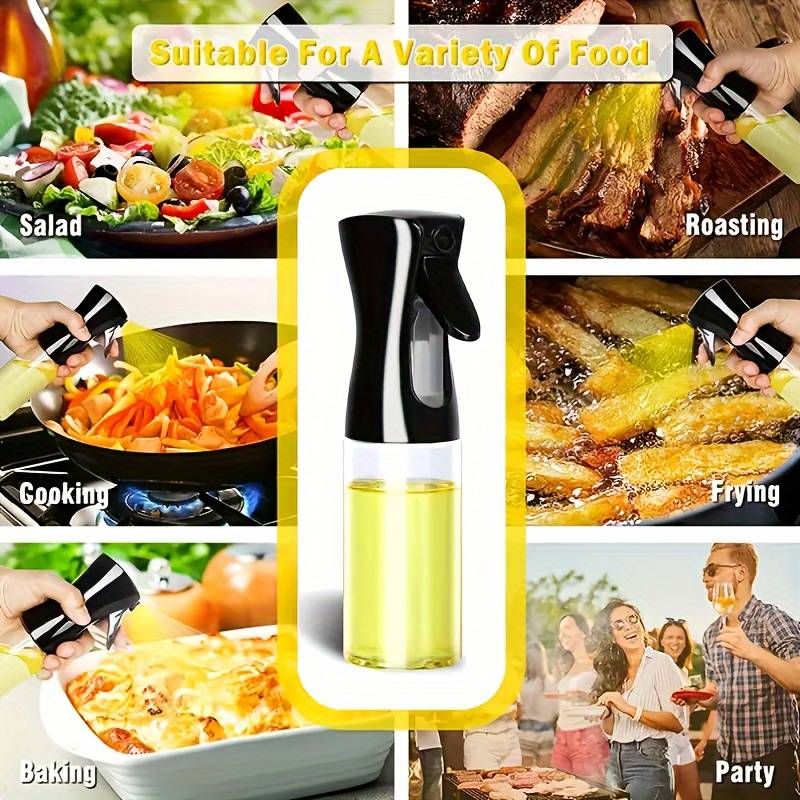 Dreamfix Glass Olive Oil Sprayer and Dispenser Black 300ml - Gtworld.de