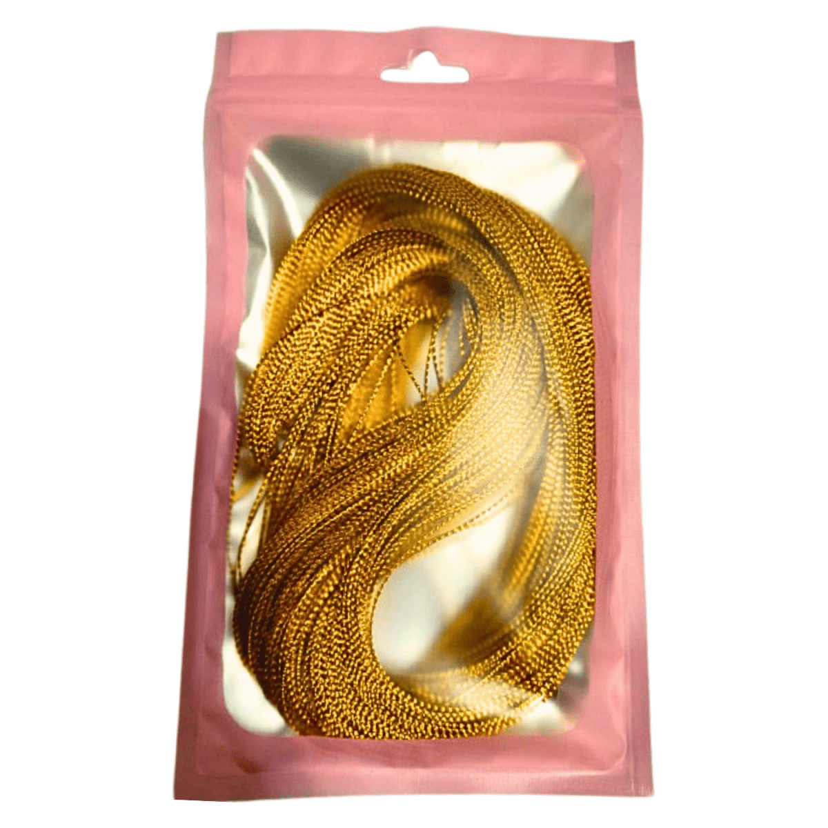 Dreamfix Gold &amp;Silver Braided Hair Cord 1 meter String Accessories - gtworld.de