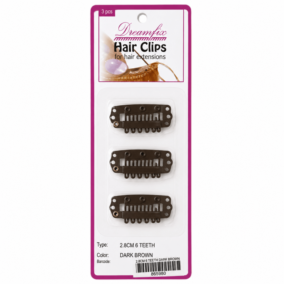 Dreamfix Hair Clips 3 Pcs for Extensions Clips - gtworld.de