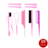 Dreamfix Hair Comb Set Pink (10 pcs) - gtworld.de