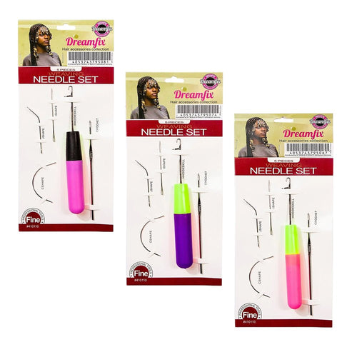 Dreamfix Hair Crochet Hook needle tool crochet 5 Pcs Set Pin