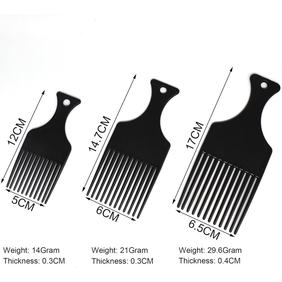 Dreamfix Hair Pick Comb Set (3 pcs) - gtworld.de