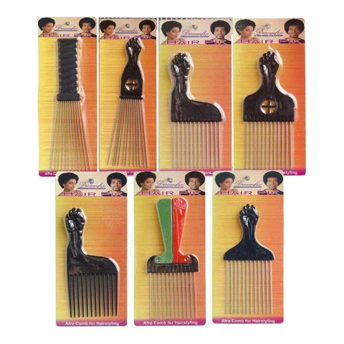 Dreamfix Hair Pik Afro Combs For Hairstyling