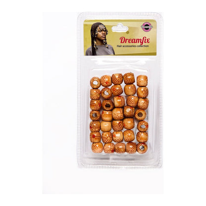 Dreamfix Hair Wood Beads For Children - gtworld.de