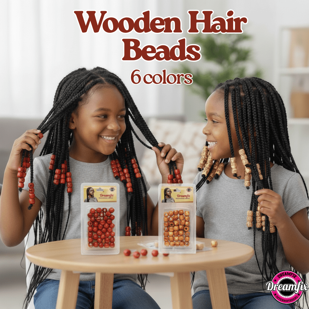 Dreamfix Hair Wood Beads For Children - gtworld.de