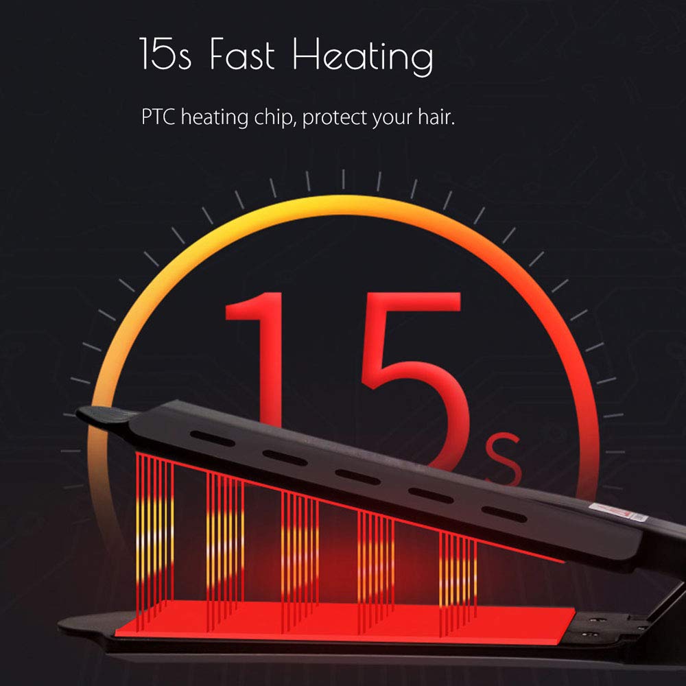 Dreamfix InstaHeat Wet &amp; Dry Straightener (Black) - gtworld.de