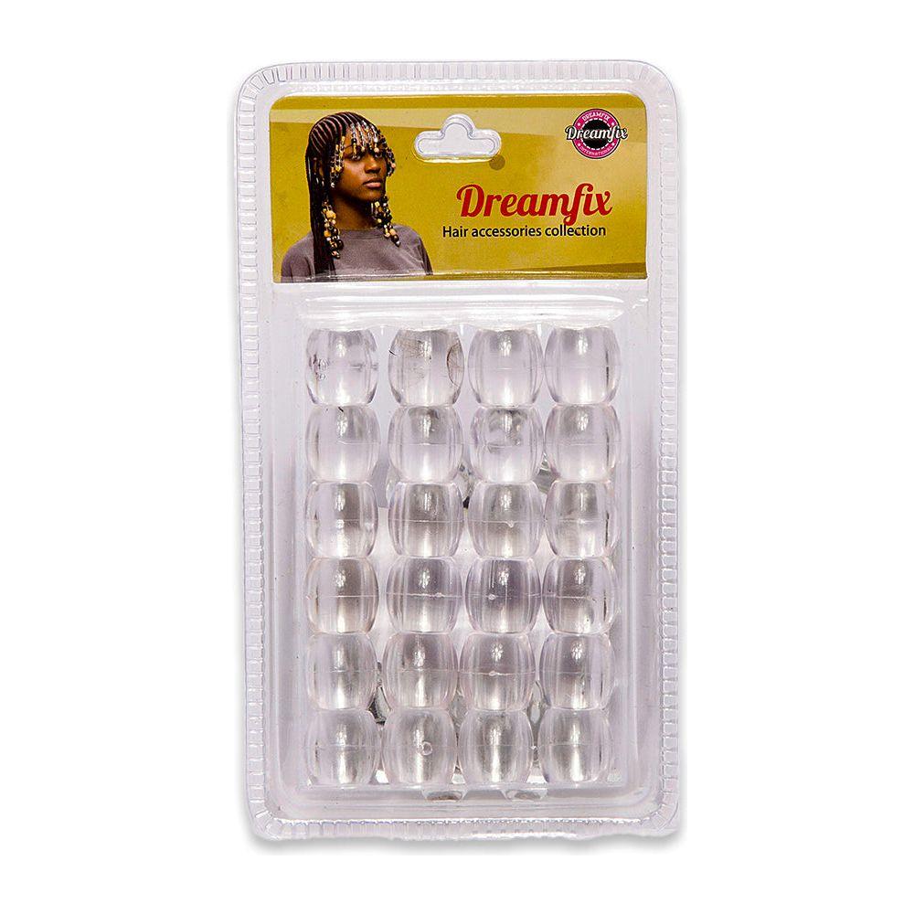 Dreamfix Jumbo Hair Beads Transparent - gtworld.de