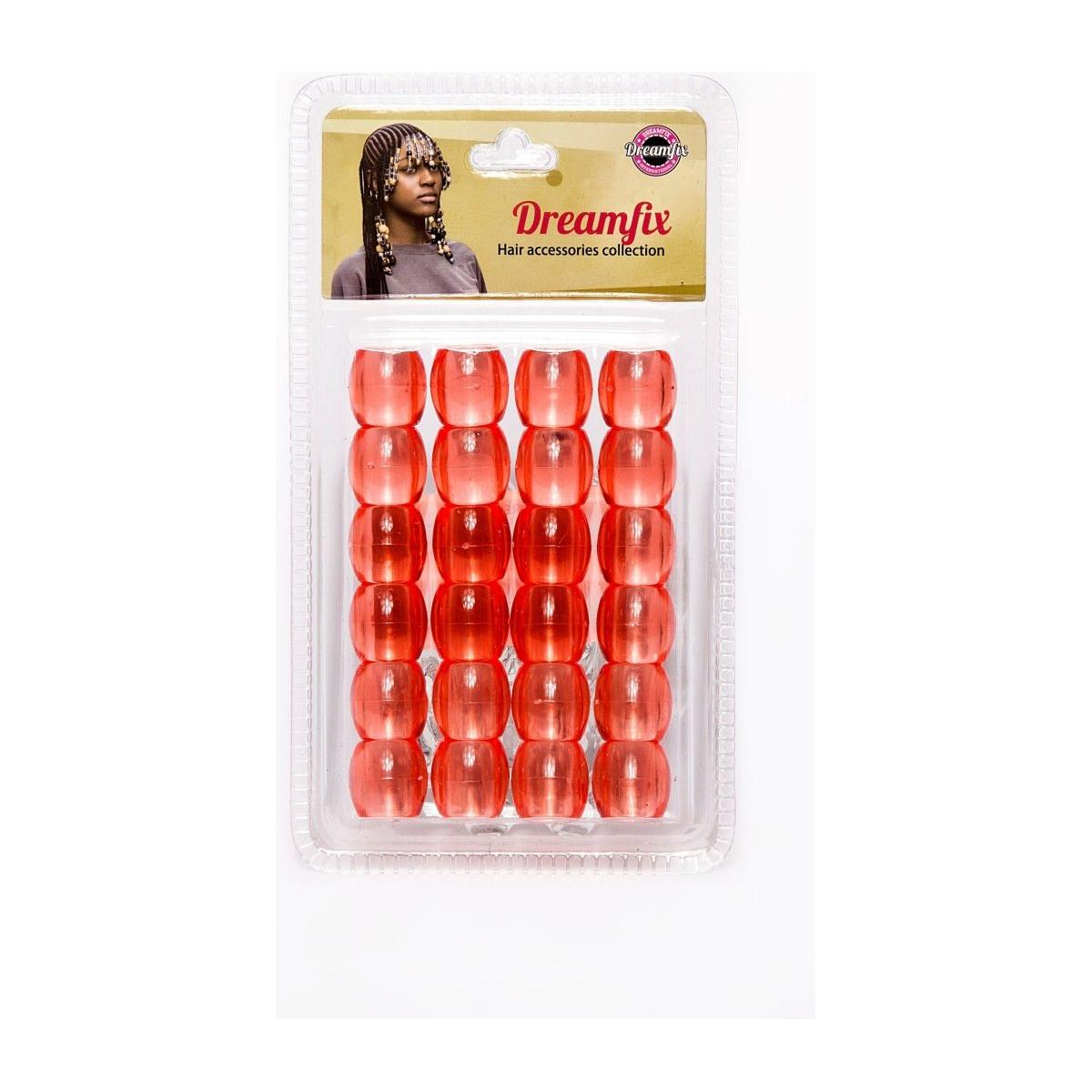 Dreamfix Jumbo Hair Beads Transparent - gtworld.de