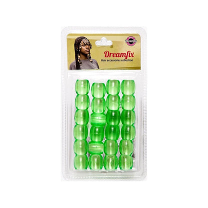 Dreamfix Jumbo Hair Beads Transparent - gtworld.de