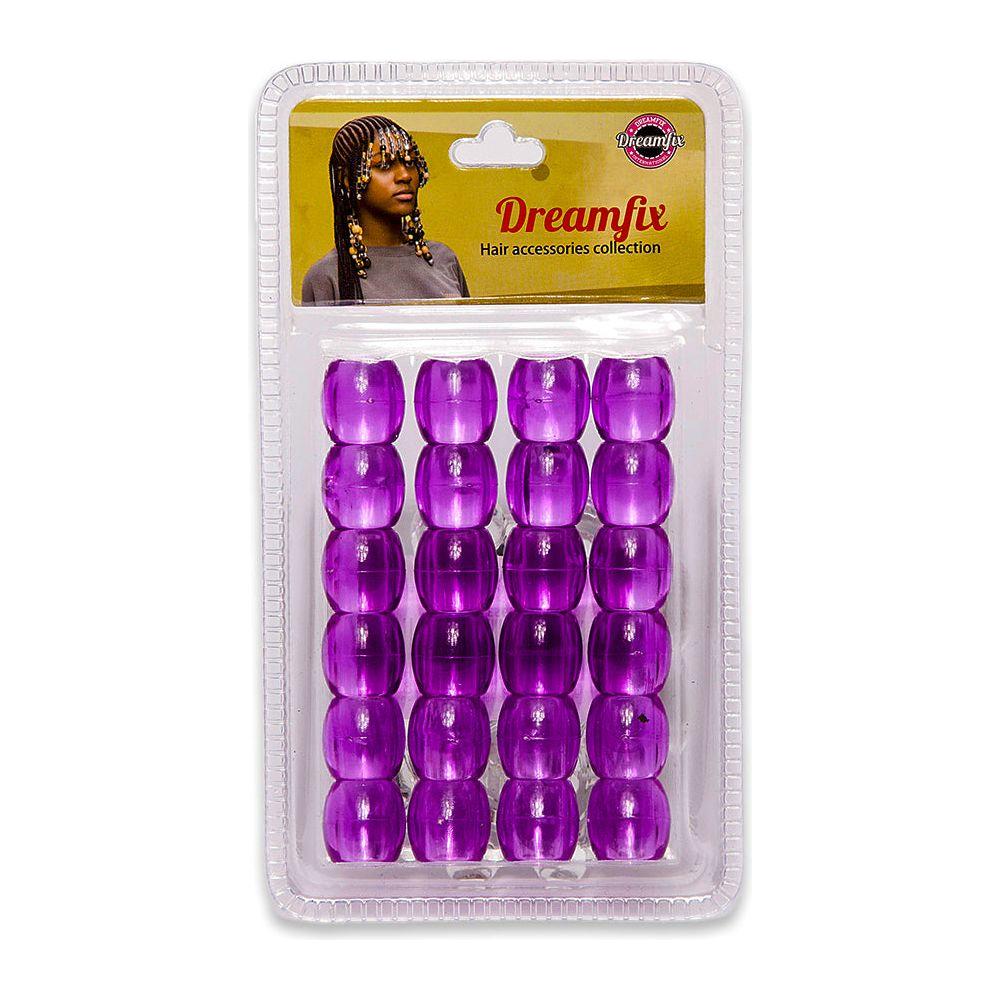 Dreamfix Jumbo Hair Beads Transparent - gtworld.de