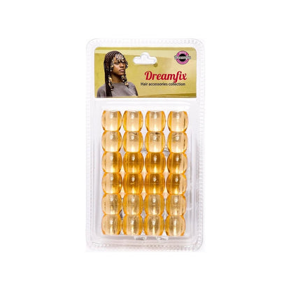 Dreamfix Jumbo Hair Beads Transparent - gtworld.de