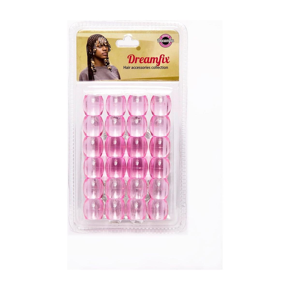 Dreamfix Jumbo Hair Beads Transparent - gtworld.de