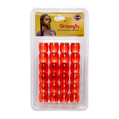 Dreamfix Jumbo Hair Beads Transparent - gtworld.de