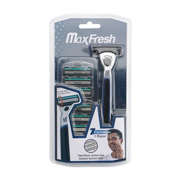 Dreamfix Maxfresh Men 1 Razor With Replaceable 7 Cartridges - Gtworld.de