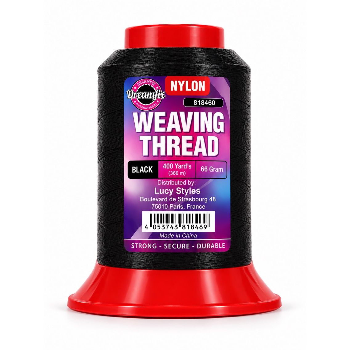 Dreamfix Nylon Weaving Thread Black - gtworld.de