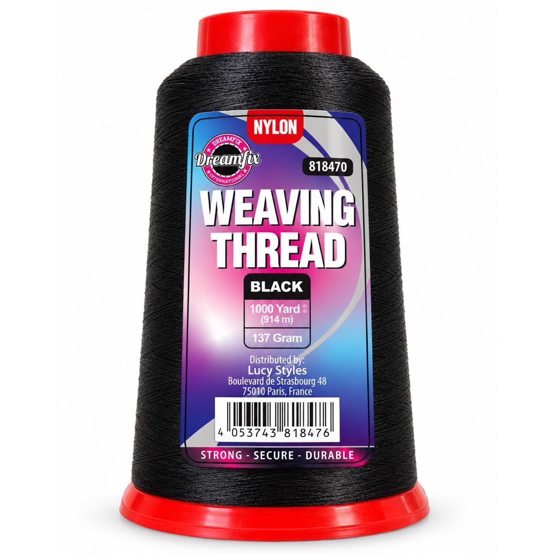 Dreamfix Nylon Weaving Thread Black - gtworld.de