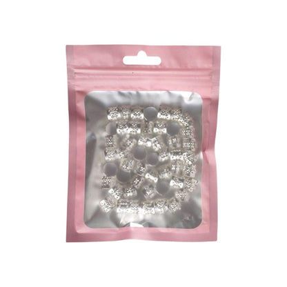 Dreamfix Open Rings Hair Beads Gold /Silver 50Pcs - Gtworld.de